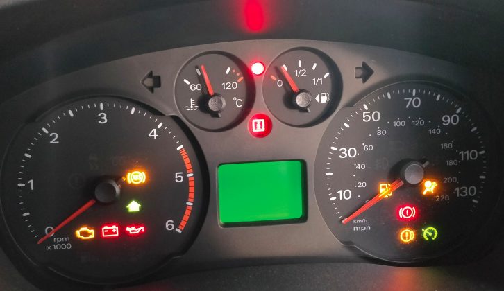 Don't ignore warning lights on your motorhome's dashboard, says our garage guru