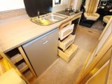 Many kitchens in panel van conversions lack worktop space, drawers and cubbyholes – but not this one!