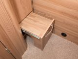 This pull-out step can also be used for accessing the Swift Rio 325's rear double bed