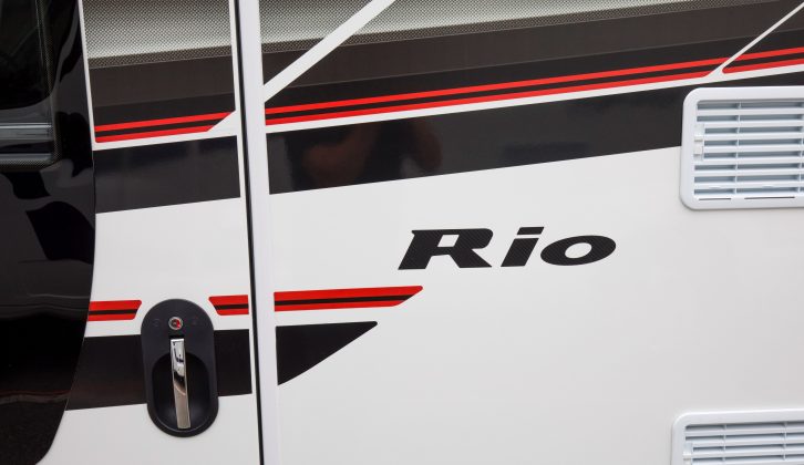 The 325 is the only model in the three-strong Rio range of Swift motorhomes that doesn't have a lift-up tailgate