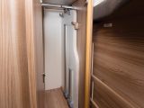 You'll find this wardrobe tucked alongside the transverse double bed