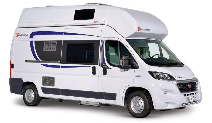 The H-Line range of Globecar motorhomes features its own custom-made GRP high-top with Luton overcab