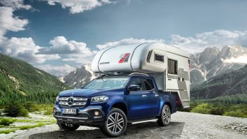 This Tischer-built concept sees the X-Class transformed into a demountable camper