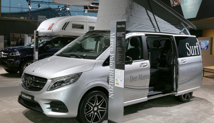 The new Mercedes-Benz Marco Polo Horizon also made its debut at CMT 2018