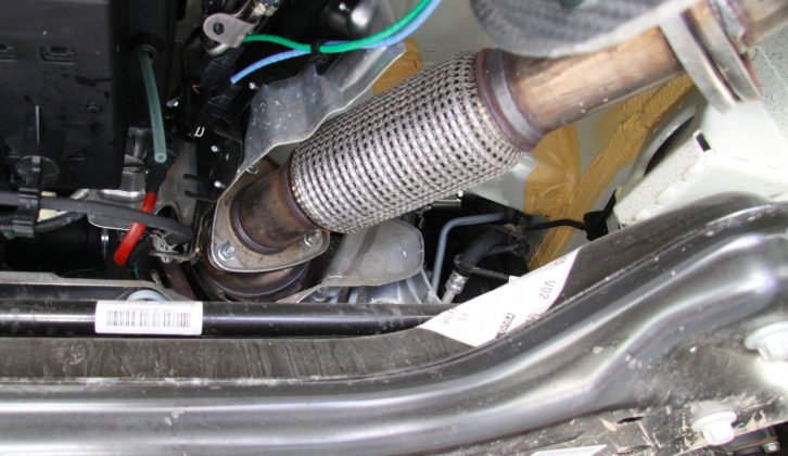 Exhaust leaks can often be heard, so (safely!) look under the ’van with the engine running – while there, check for rust and excessive corrosion – brake pipes still corrode as motorhomes become older – and leaks