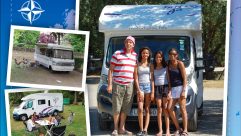 Swapping hotels for motorhomes has been a big success for this reader and his family