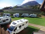 Even the campsites of Italy's South Tyrol region have amazing views, as Doug and Irene Sergent discover!