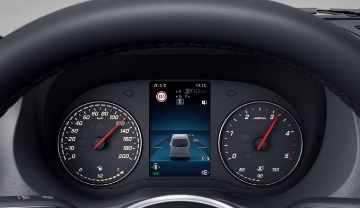 Active Distance Assist Distronic is one of the many safety features available on the third-generation Mercedes-Benz Sprinter