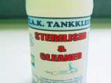 Clean and sterilise pipes and tanks using products such as TankKleen