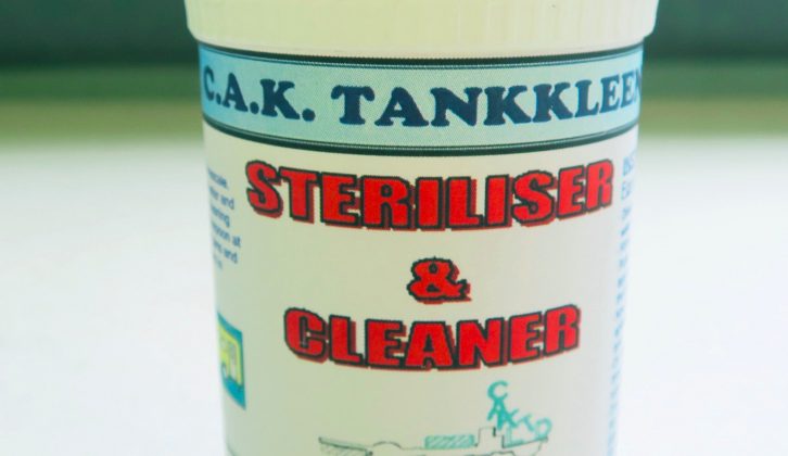 Clean and sterilise pipes and tanks using products such as TankKleen