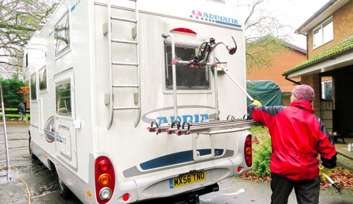 A good wash will make your ’van shine in readiness for your new-season holidays