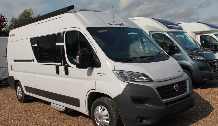 The Sunlight Cliff 601 is priced from £41,690 (£46,020 as tested)