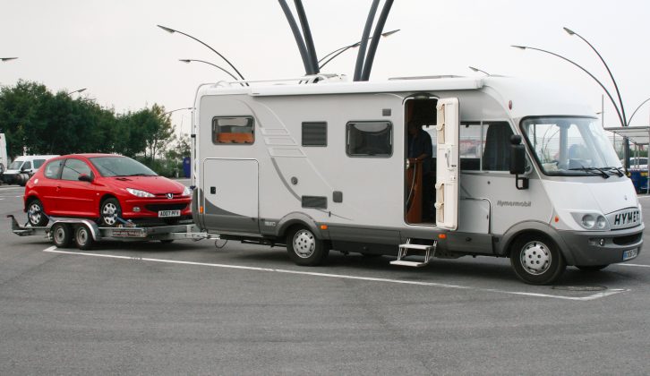 Some people like to tow a car behind their ’van, meaning they can leave their motorhome on their pitch and go exploring in something smaller