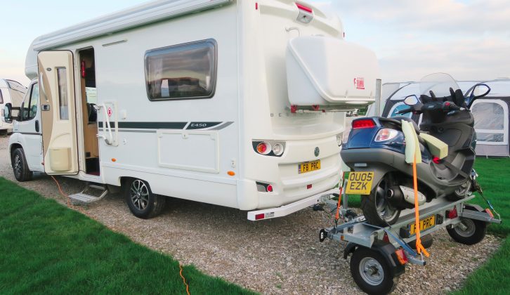 Motorbikes and mopeds are among the other items people sometimes tow behind their motorhomes