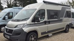 The wind-out awning is just one of the many desirable items fitted as standard to this 3500kg Ducato-based van conversion
