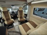 Swivel the cab seats and you've got a proper front lounge – mind the step up into it
