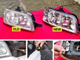 Here you can see the difference a new set of headlamps could make to your motorhome