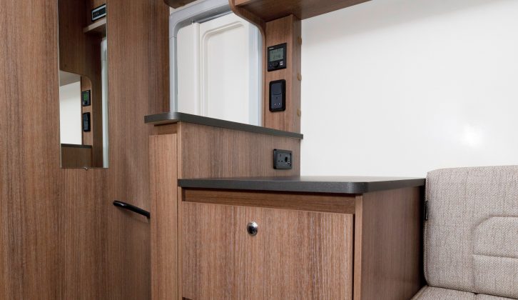 Opposite the kitchen is this large dresser unit with generous storage – and, with the relevant connections, it's a good place for a TV