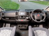 The captain’s seats are very comfortable, even during longer journeys, and you get sat nav and a reversing camera as standard in the Hobby Optima De Luxe T70F