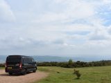 The Ventura VR200 parked up at one of the several car parks near Haytor Rocks on Dartmoor; all of which have panoramic views