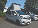 The R499 is the smaller of the two Randger campervans that Marquis is bringing to the UK market, with a front-rising pop-top roof
