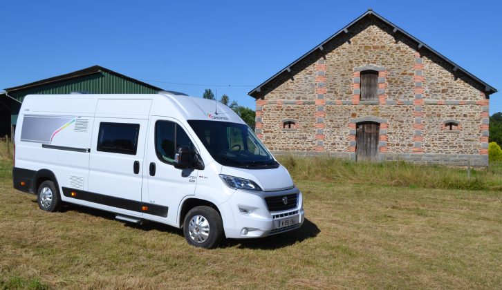 The Dreamer Fun D68 replaces last season's D58, on the Fiat extra-long wheelbase.