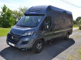 The new 6.36m-long Camper Van XL is a four berth, with a transverse bed in the rear and a longitudinal drop-down above the front dinette.