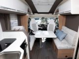 The Coral range has a new model, the 670DL, a 7.50m-long 'van with single beds in the rear and the 'open salon' layout in the lounge