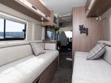 The Avantgarde CV20 is a two-berth with a rear lounge long enough to house two single beds that can also be made into a double