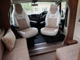 The front cab seats swivel to create a roomy front lounge