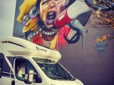 This mural by The Nomad Clan is in an unlikely location - the Aldi car park