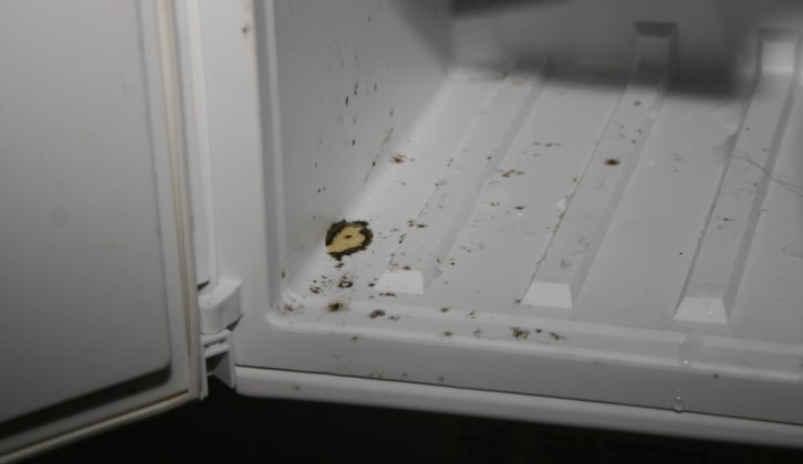 Mould really likes to spread in sealed fridges over the winter months, so make sure you leave the door ajar to help prevent it from growing