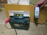 Replacing a dead leisure battery can be expensive, so remove it and maintain the charge at home in the garage