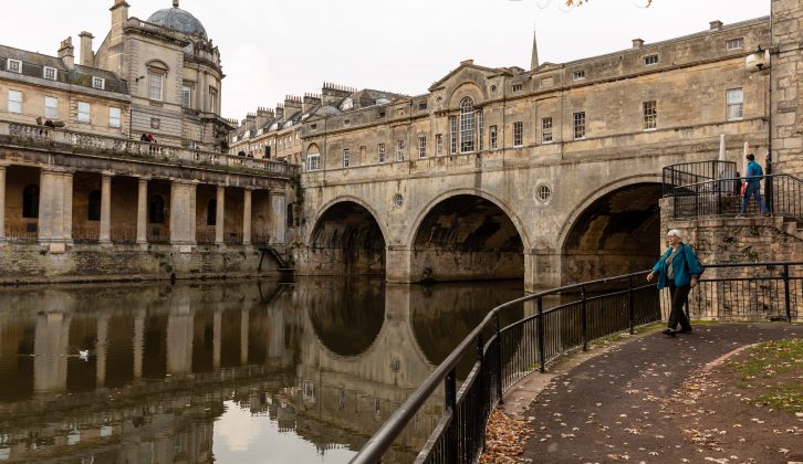 Pulteney Bridge is one of only a handful of bridges in the world that have buildings and shops along their length