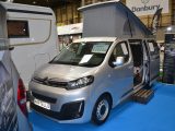 Head to the Wellhouse stand to see their brand new Martello, built on a Citroën to boost the length by 35cm