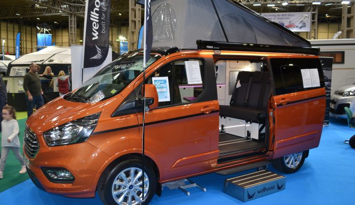 New for 2019, the Trento from Wellhouse is built on the Ford Tourneo Custom