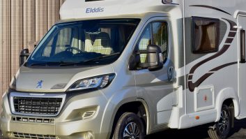 This dealer special from Richard Baldwin Motorhomes offers a lot of kit for your money, and has distinctive gold graphics