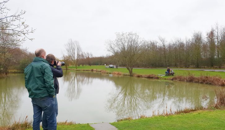 The fishing lakes are a big part of Eye Kettleby Lakes, and they offer fishing tuition, which Test Editor Peter tried out