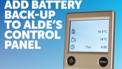 Top tips on adding a battery back-up to your Alde control panel