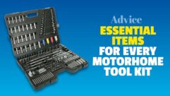 Essential items for every motorhome tool kit