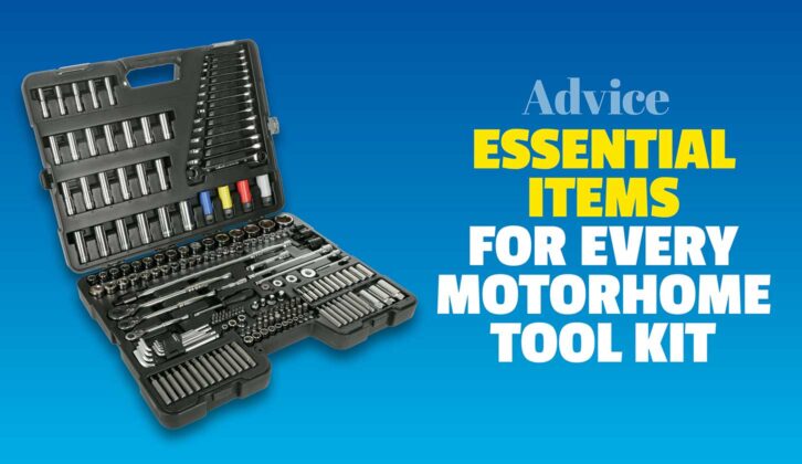 Essential items for every motorhome tool kit