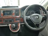 The typical VW dashboard gets mock-wood trim in this special edition