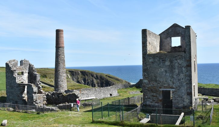 The remains of Tankardstown mining complex on the Copper Coast