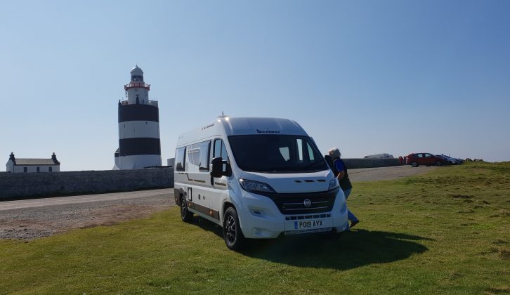 There's plenty of parking by Hook Lighthouse, and it was a great spot for our cover shoot