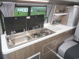 Kitchen workspace is not the most generous that we have seen - even for a campervan