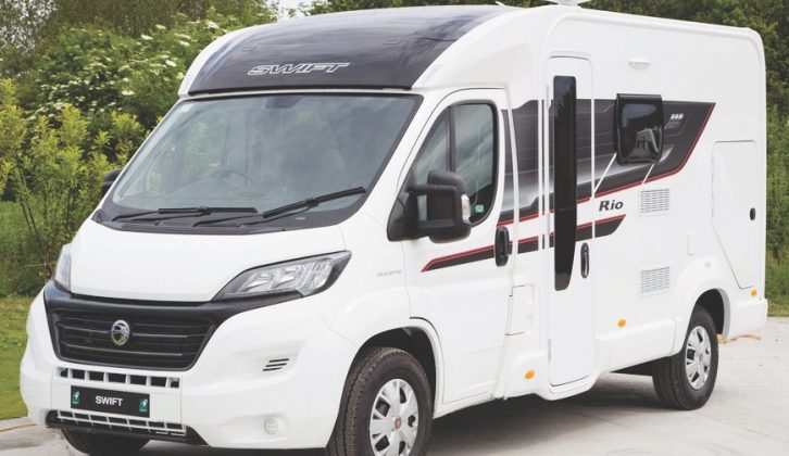 Swift's Rio was the first production UK coachbuilt motorhome to feature a full-sized rear tailgate