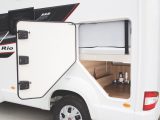 The 325 has no tailgate but has an adjustable-height transverse fixed double bed over the garage