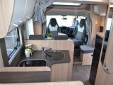The T 67 S comes with fixed single beds in the rear and a half-dinette up front - Sunlight's best-selling layout