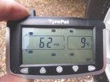 TyrePal's monitor will alert the driver visually and audibly if there is a puncture, low or high pressure, or overheating