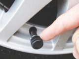 TyrePal's sensors are easily locked onto the tyre valves, which then relay essential pressure information to the monitor